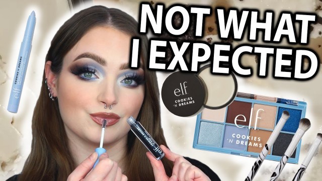 'ELF COSMETICS COOKIES \'N DREAMS COLLECTION REVIEW AND TUTORIAL'